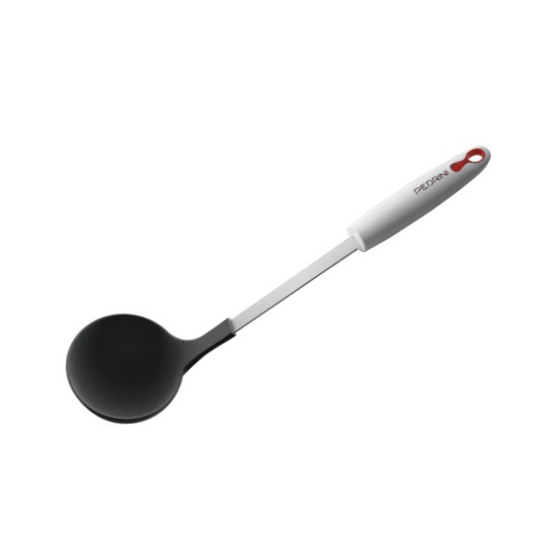 Pedrini Non-Stick Soup Ladle With Ergonomic Handle And Stainless Steel Core