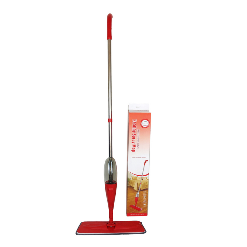 Healthy Spray Mop - 2-in-1 Cleaning System With Detachable Spray Bottle And Microfiber Pad