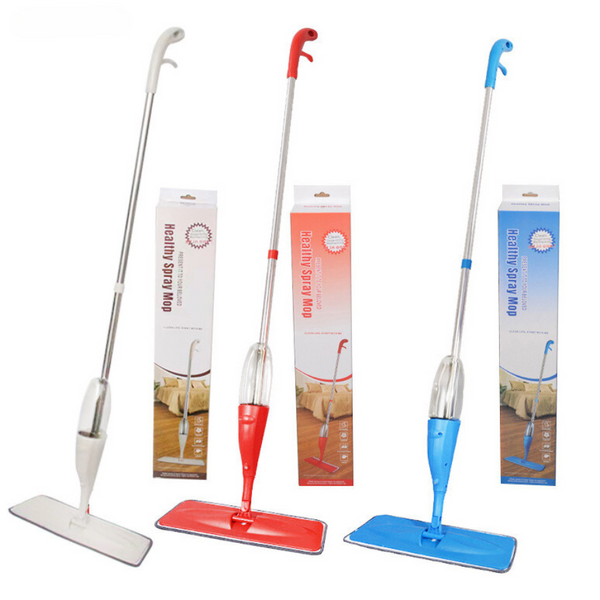 Healthy Spray Mop - 2-in-1 Cleaning System With Detachable Spray Bottle And Microfiber Pad