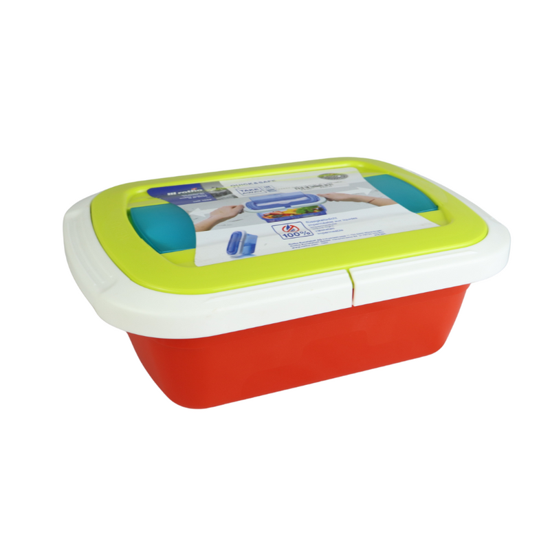 Rotho Quick & Safe Food Storage Container - 1L, BPA-Free, Liquid-Tight, Microwave & Freezer Safe