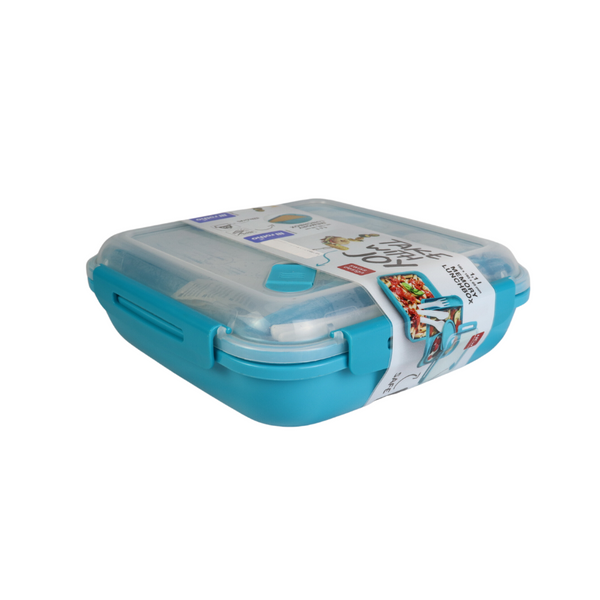 Rotho Memory Lunchbox - 1.1L, BPA-Free, Leak-Proof, Swiss Design, Microwave & Freezer Safe