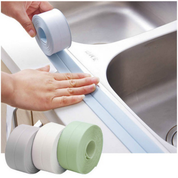 Waterproof Self-Adhesive Caulk Strip - Flexible Sealing Tape For Kitchen, Bathroom, And More