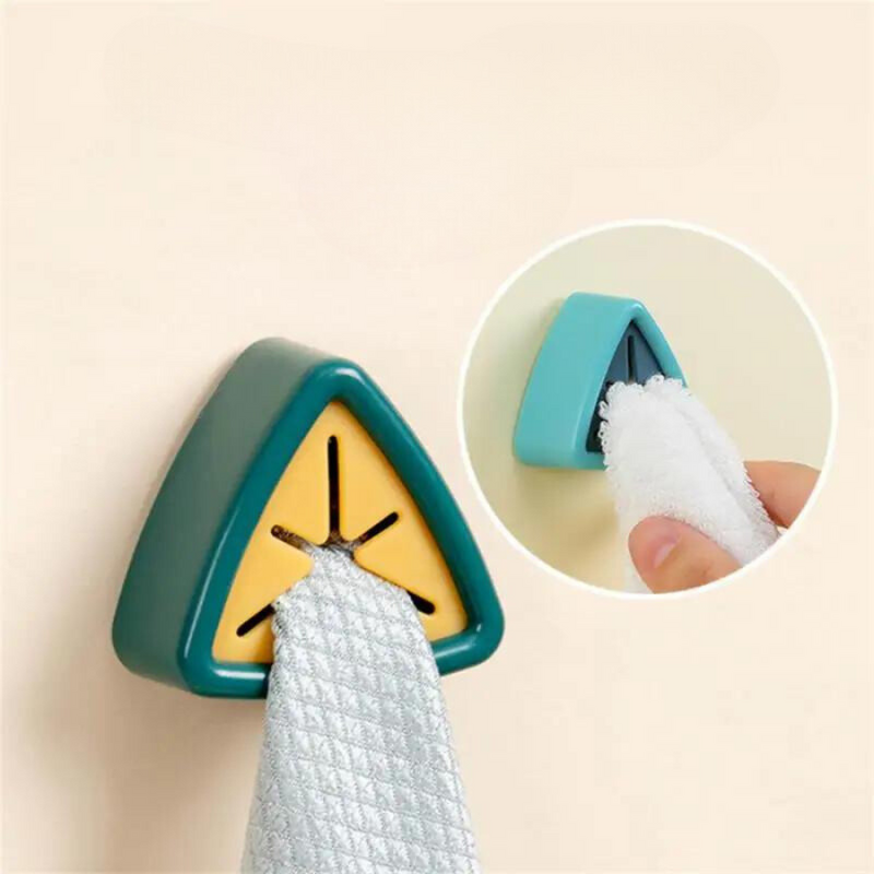 Cartoon Anti-Collision Wall Hook - Random Design & Color, Adhesive Towel and Key Holder, 1 Piece