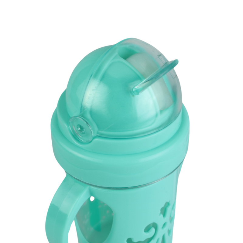 Kids Leak-Proof Sippy Cup with Straw - BPA-Free, Easy-Grip Handles, 300ml, Spill-Proof Design