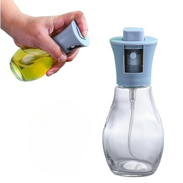 Glass Oil Dispenser Bottle With Plastic Pump, 170ml Capacity, Durable & Borosilicate Glass