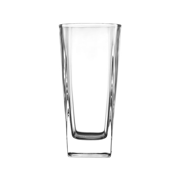 Blinkmax KTY 4012 Drinking Glass Set - Clear Crystal, Sleek Design, 6-Piece Set for Beverages