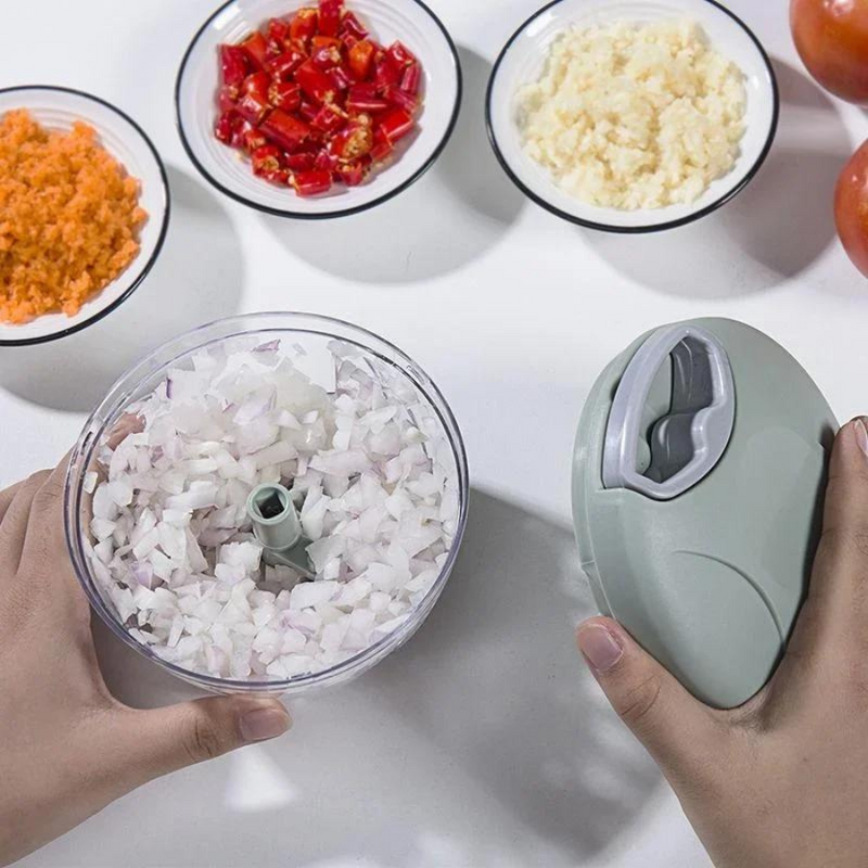 INBODI Manual Vegetable Cutter - Speedy Handheld Slicer for Quick and Efficient Chopping