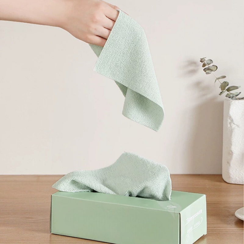 Box of 20 Reusable Cleaning Cloths - Ultra Absorbent and Multi-Purpose