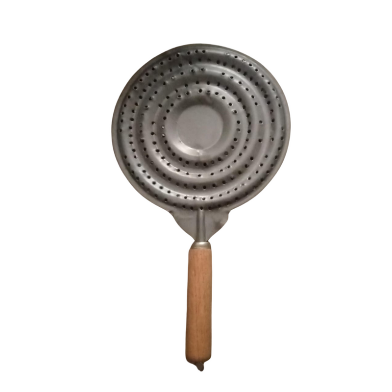 El Masry - Metal Rice Cooking Diffuser With Wooden Handle - Prevents Burning, Ensures Even Heat Distribution