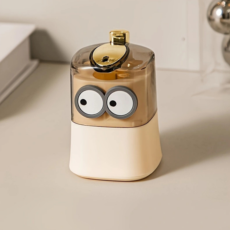 Adorable Cartoon Toothpick Holder Dispenser - Automatic Pop-Up Design, Fun Kitchen Accessory