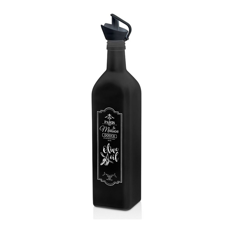 Elegant Glass Olive Oil Dispenser Bottle With No-Drip Spout - Stylish Storage For Kitchen Use