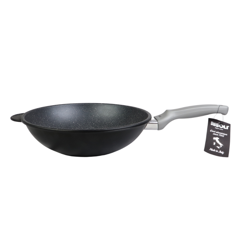 Risoli 28 cm Non-Stick Wok Pan – Granito Gran Gourmet Collection