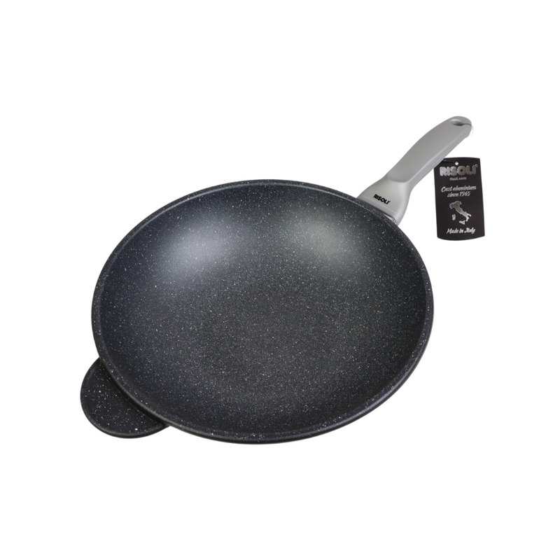 Risoli 28 cm Non-Stick Wok Pan – Granito Gran Gourmet Collection