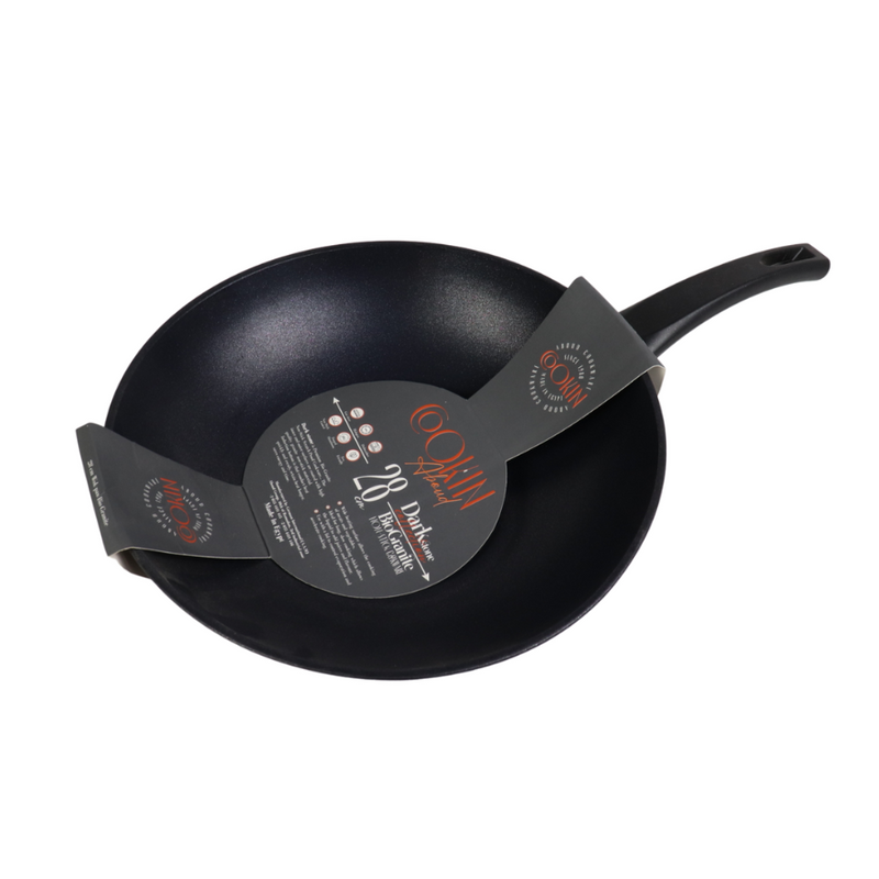 Cookin Aboud 28 cm Darkstone BioGranite Non-Stick Pan – Made in Egypt, Premium Quality