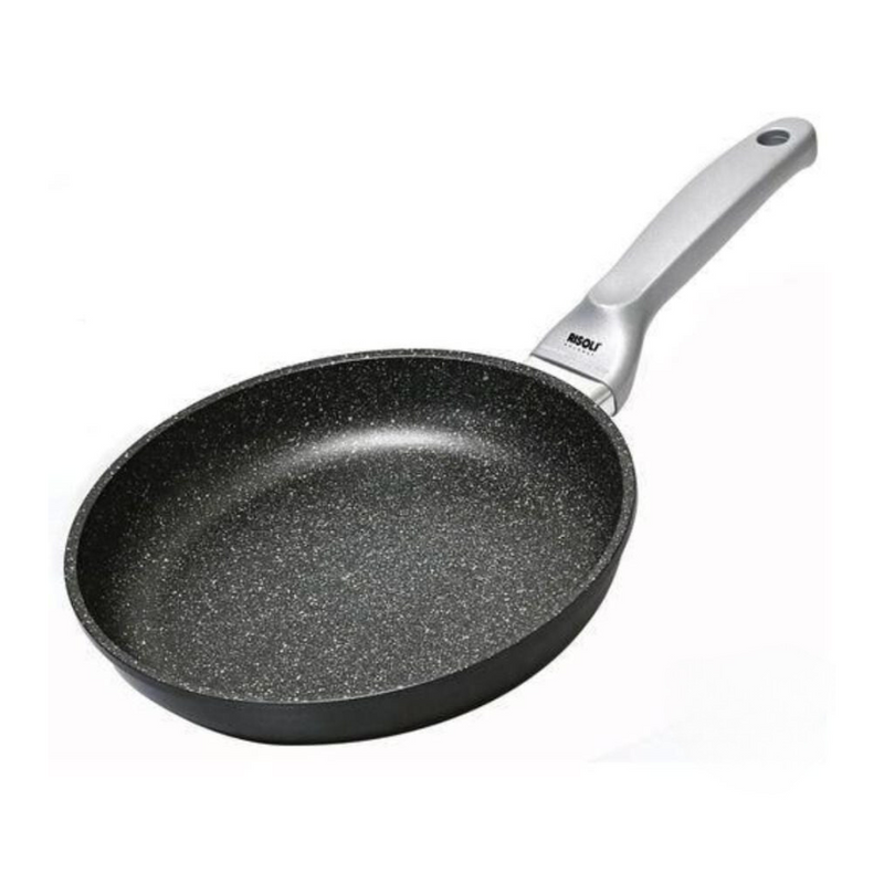 Risoli - Granite Frying Pan, Die Cast Aluminum, 20 cm, Grey