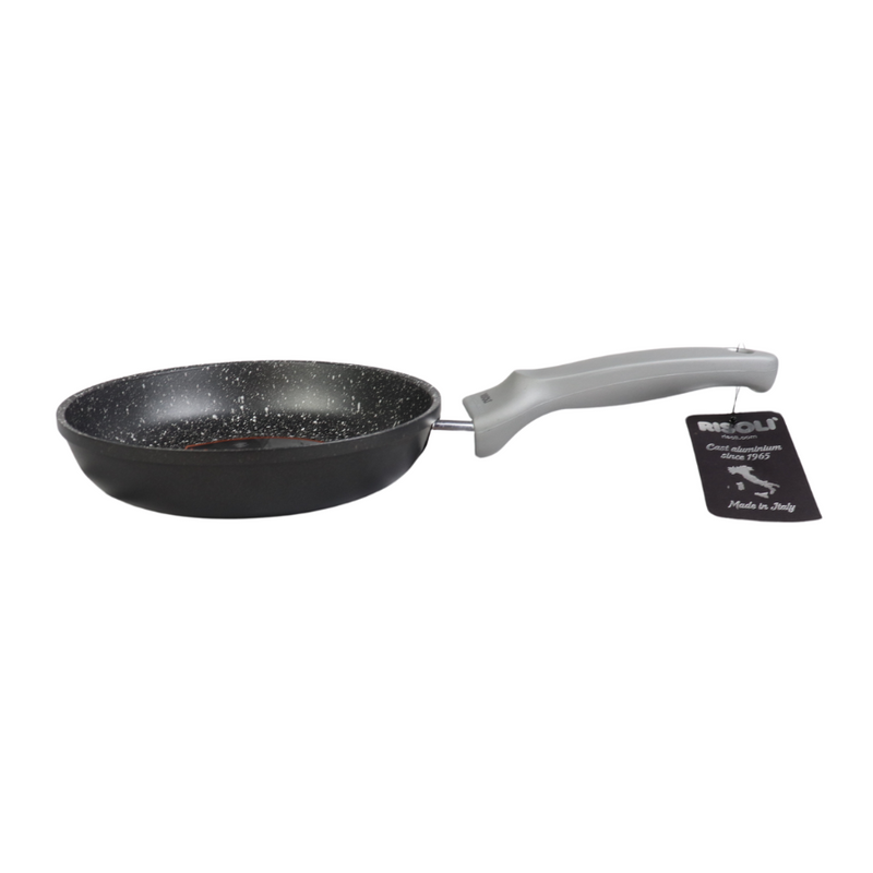 Risoli - Granite Frying Pan, Die Cast Aluminum, 20 cm, Grey