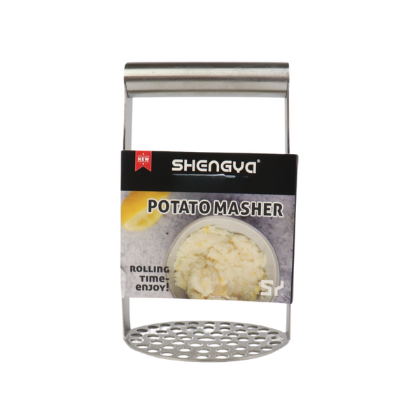 Shengya Stainless Steel Potato Masher – Sturdy, Ergonomic Design For Effortless Mashing Of Potatoes