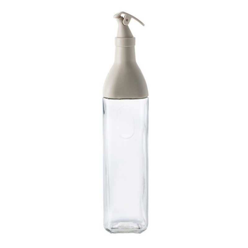 Versatile Oil and Vinegar Dispenser Bottle with Leak-Proof Nozzle and Modern Design