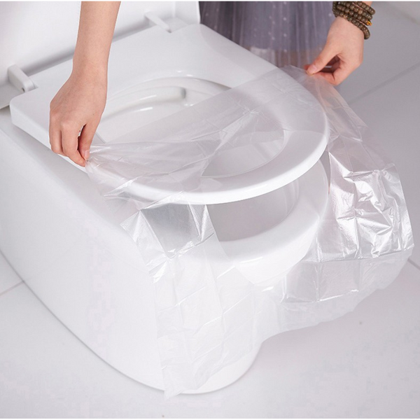 Travel Disposable Toilet Seat Cover - Hygienic, Waterproof, and Portable - Single Pack