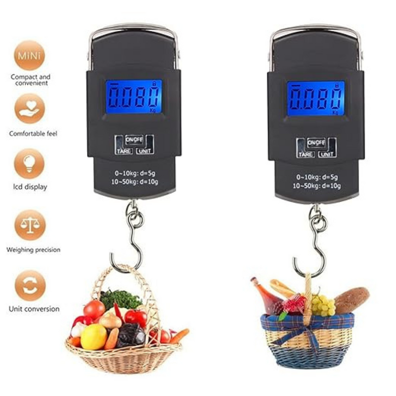 Portable Digital Hanging Scale With Backlight – Compact And Accurate Design