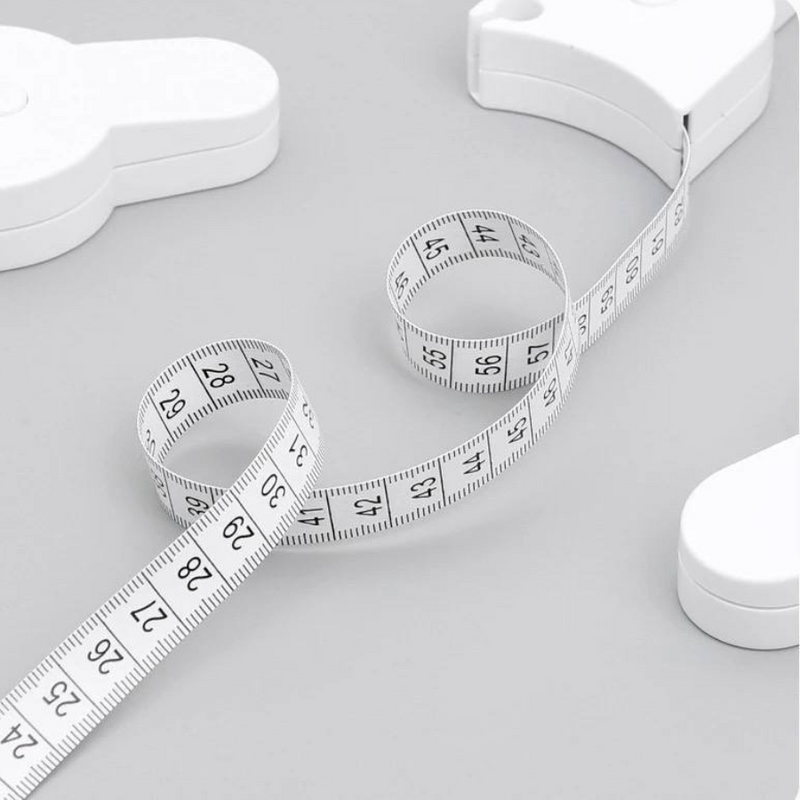 Retractable Dual-Sided Measuring Tape With Locking Pin And Buckle Design For Body Measurements And Sewing, Compact And Durable