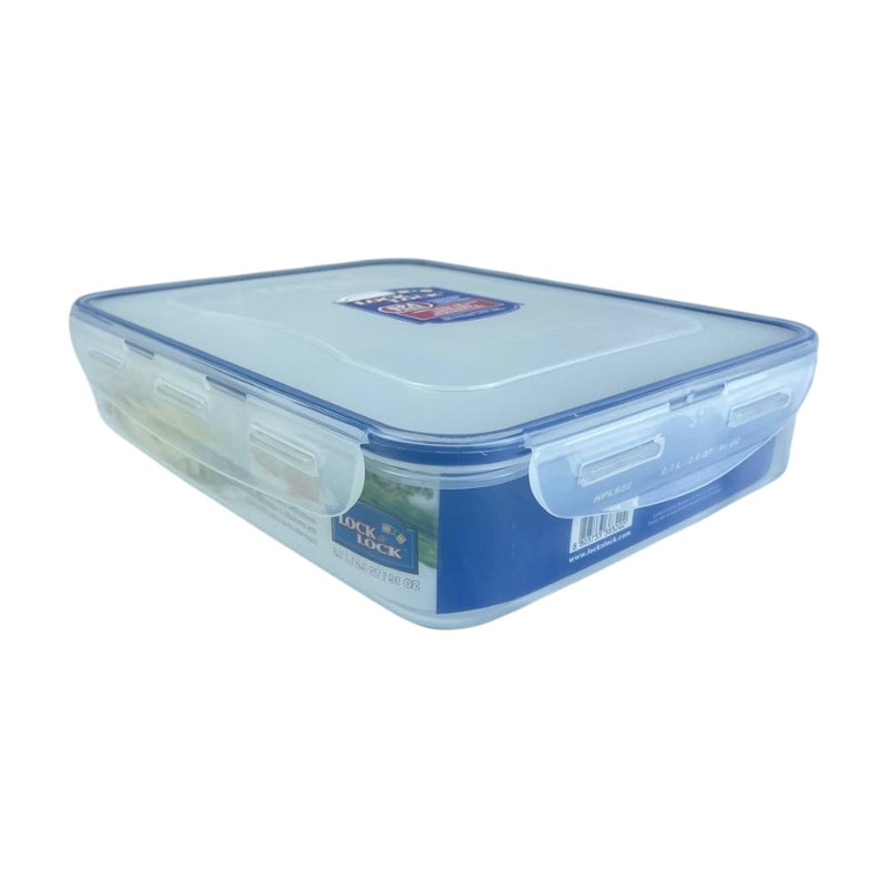 Look & Lock Airtight Food Container With Tray, 2.7L Capacity, BPA-Free, Durable And Stackable