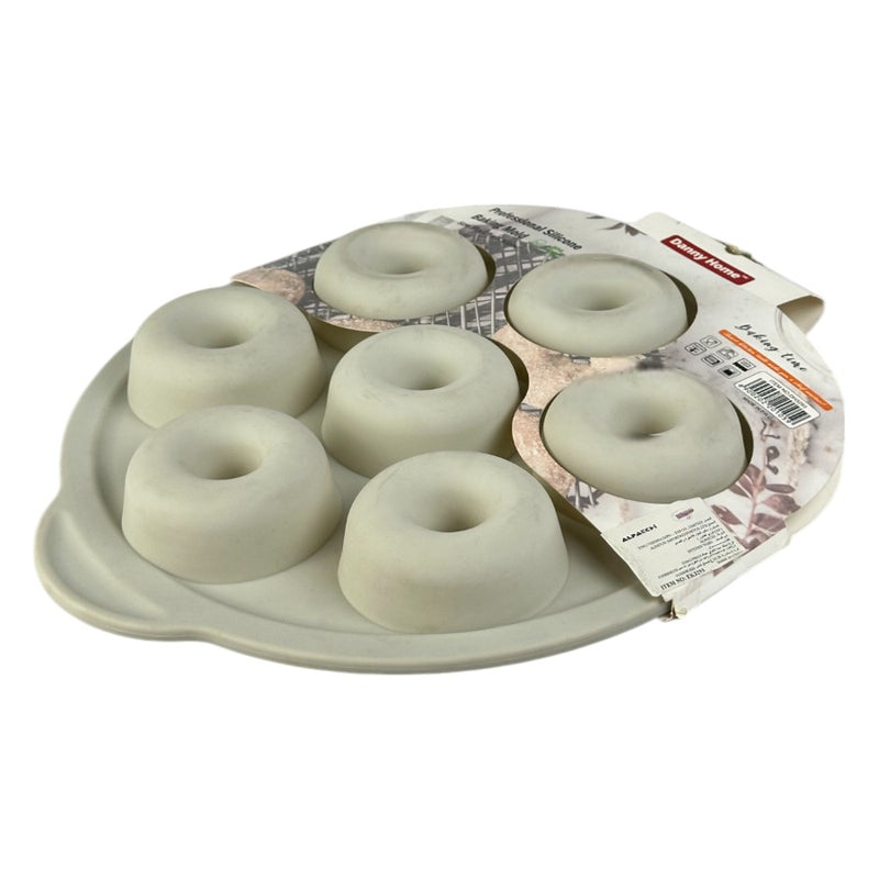 Danny Home Professional Silicone Donut Baking Mold - 6 Donut Capacity - Non-Stick - BPA-Free - 31 cm