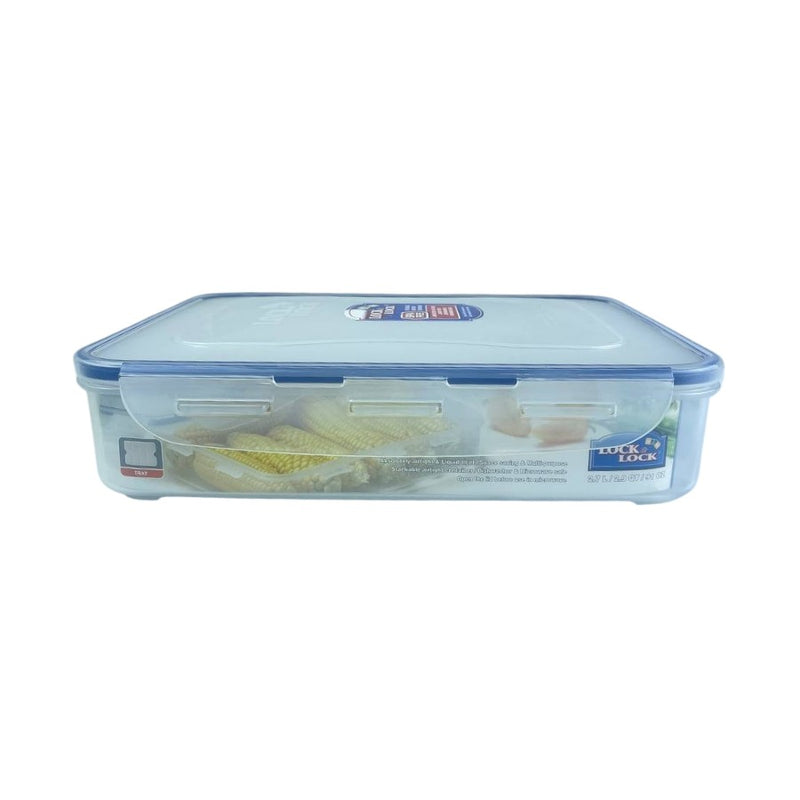 Look & Lock Airtight Food Container With Tray, 2.7L Capacity, BPA-Free, Durable And Stackable