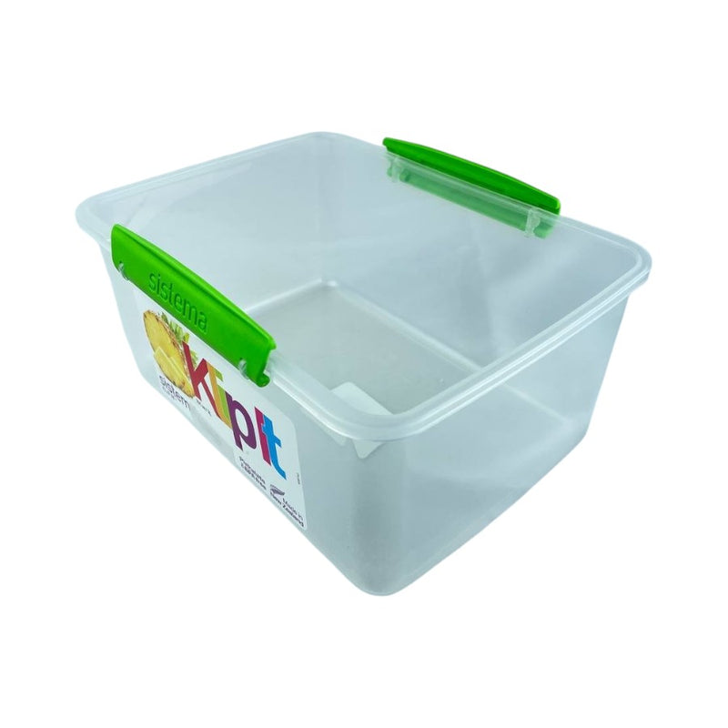 Sistema Klip It Food Storage Container - 3L - BPA-Free Durable Plastic With Secure Locking Lid