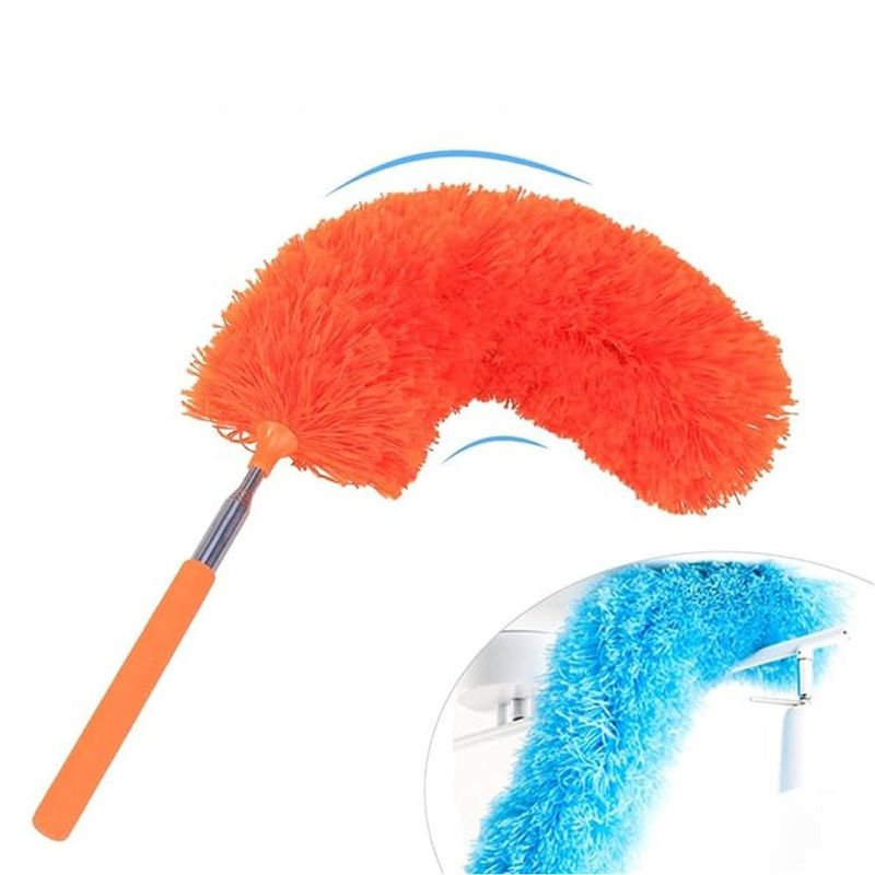 Extendable Microfiber Dusting Brush For Home Cleaning, Furniture, And Electronics Maintenance