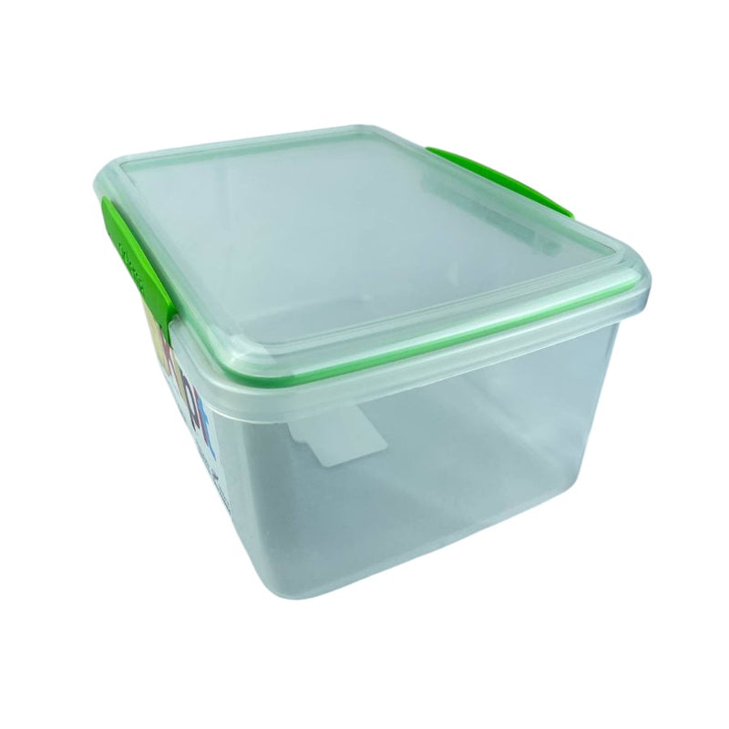 Sistema Klip It Food Storage Container - 3L - BPA-Free Durable Plastic With Secure Locking Lid