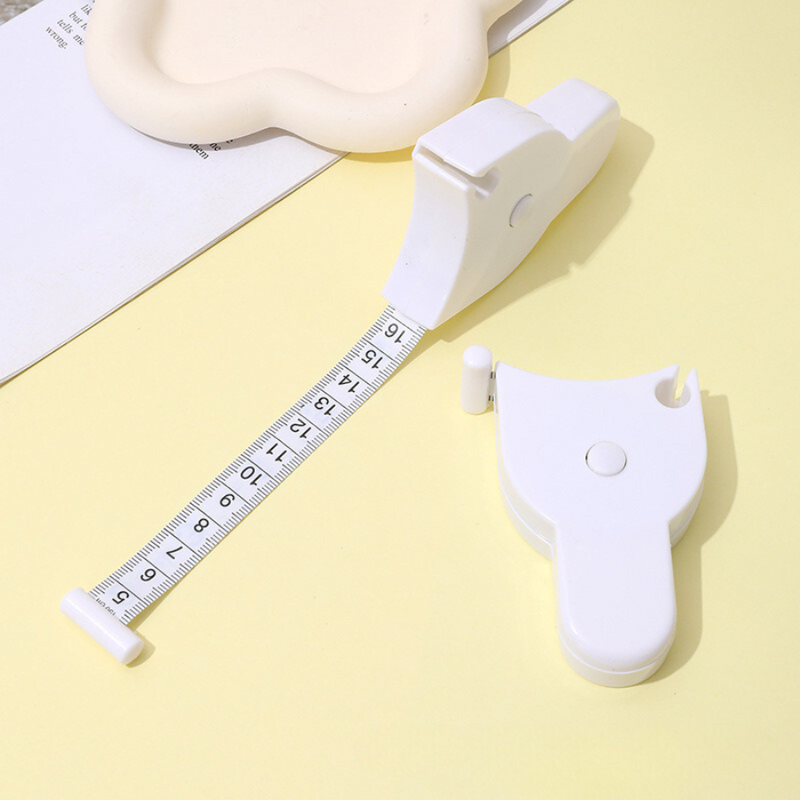 Retractable Dual-Sided Measuring Tape With Locking Pin And Buckle Design For Body Measurements And Sewing, Compact And Durable