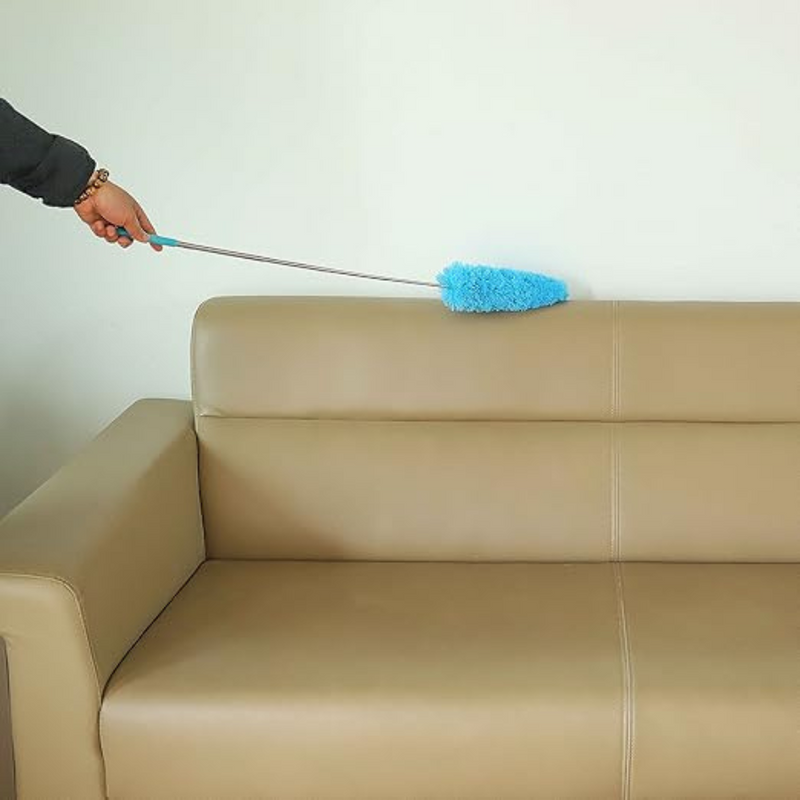 Extendable Microfiber Dusting Brush For Home Cleaning, Furniture, And Electronics Maintenance