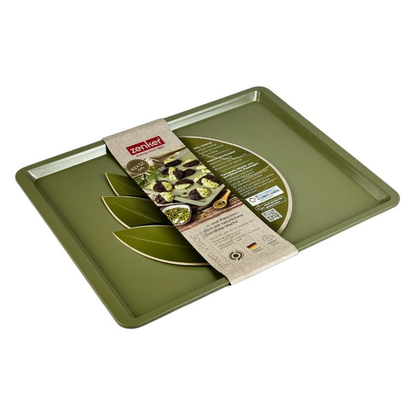 Zenker Green Vision Non-Stick Baking Tray 42x32cm - Eco-Friendly Carbon Neutral Bakeware