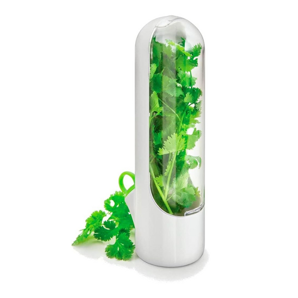 Herb Keeper For Longer Freshness, Transparent Storage Design, Keeps Vegetables Crisp And Fresh Longer