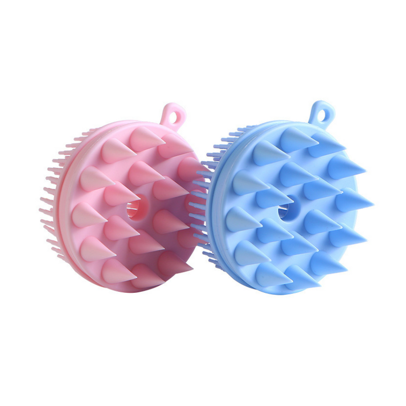 Silicone Scalp Massager & Shampoo Brush - Gentle Exfoliating Hair Care Tool For Men And Women