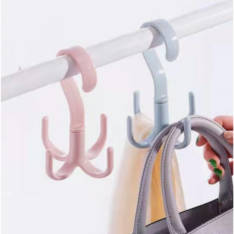 360-Degree Rotating Hook Hanger For Multipurpose Use – Durable And Space-Saving