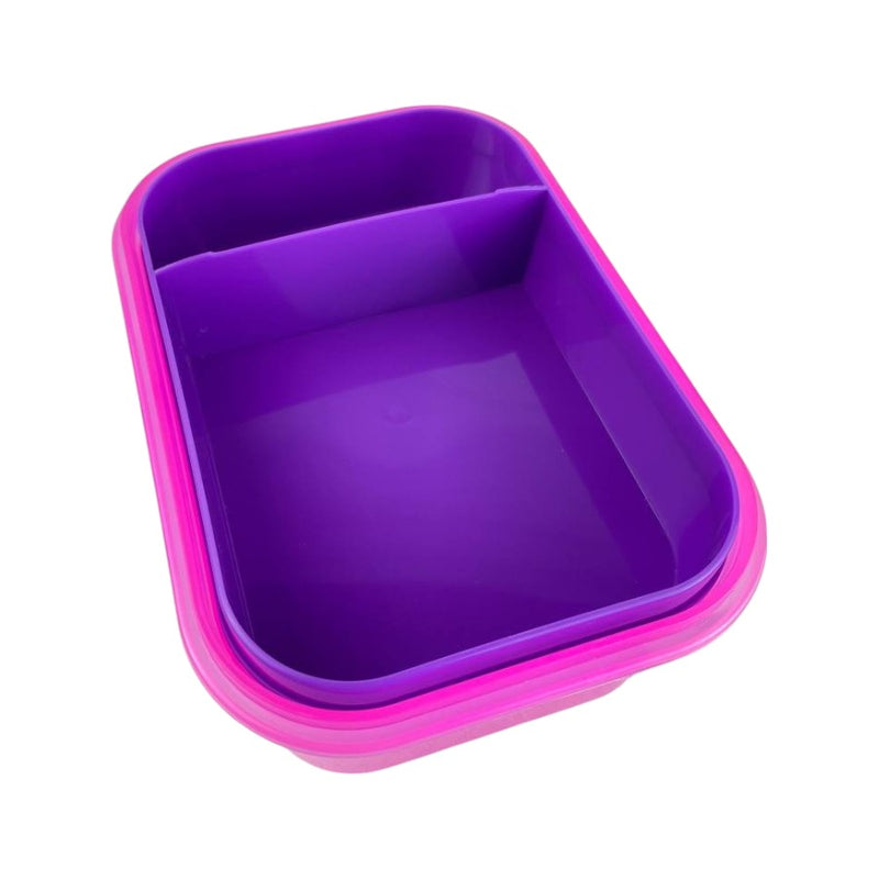 M-Design Fresco Pink Lunch Box, 1.1L, BPA-Free, Leakproof, Lightweight, Microwave Safe