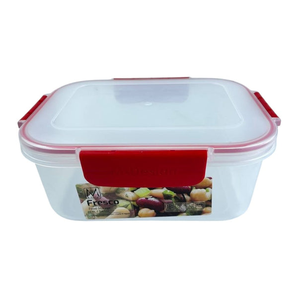 M-Design Fresco Food Storage Container - 1.6L - Durable BPA-Free Plastic With Airtight Locking Lid