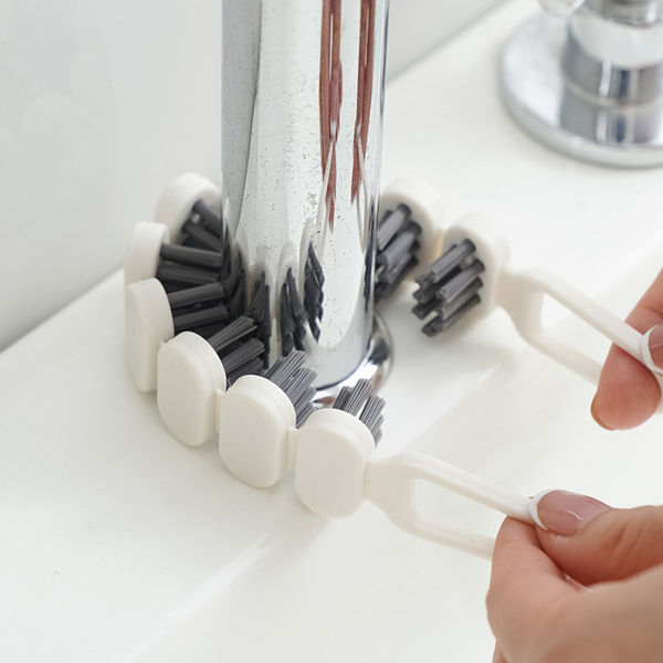 Multi-Angle Flexible Cleaning Brush For Faucets, Pipes, And Hard-To-Reach Areas – 360° Rotation