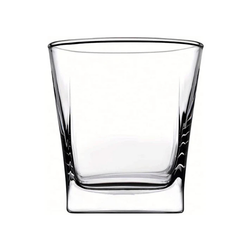 Pasabahce Carre Tumbler Glass Set Of 6 – Modern Transparent Design With 205ml Capacity For Everyday Beverages