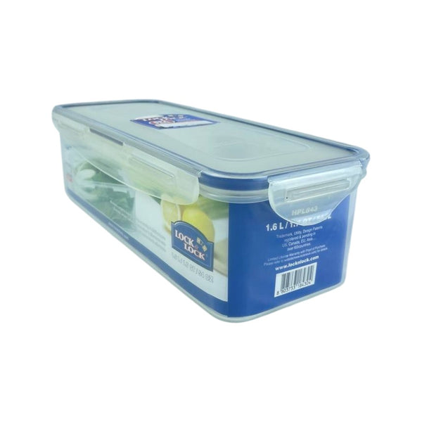 Lock & Lock - Food Stackable Airtight Container, Rectangular, 1.6 L