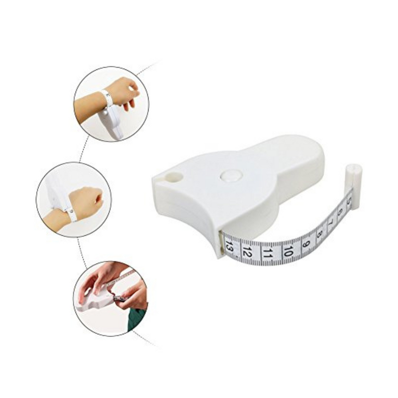 Retractable Dual-Sided Measuring Tape With Locking Pin And Buckle Design For Body Measurements And Sewing, Compact And Durable