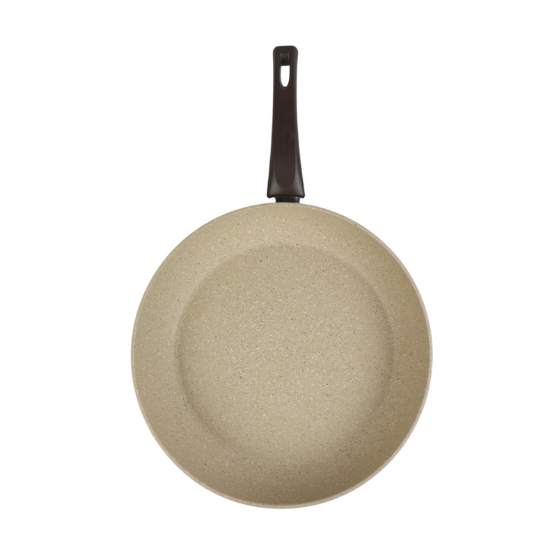 Cookin Aboud Earthstone Collection 30 cm Non-Stick Granite Fry Pan – Durable, Scratch-Resistant