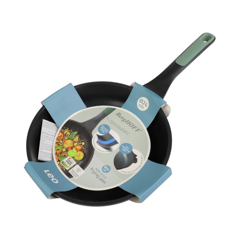 BergHOFF Leo 24 cm Non-Stick Frying Pan With Ergonomic Soft-Touch Handle For Easy Cooking