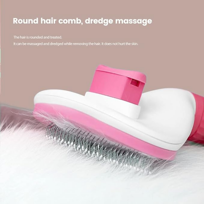 Gentle and skin-friendly grooming tool for pets, ideal for reducing shedding - cupindy