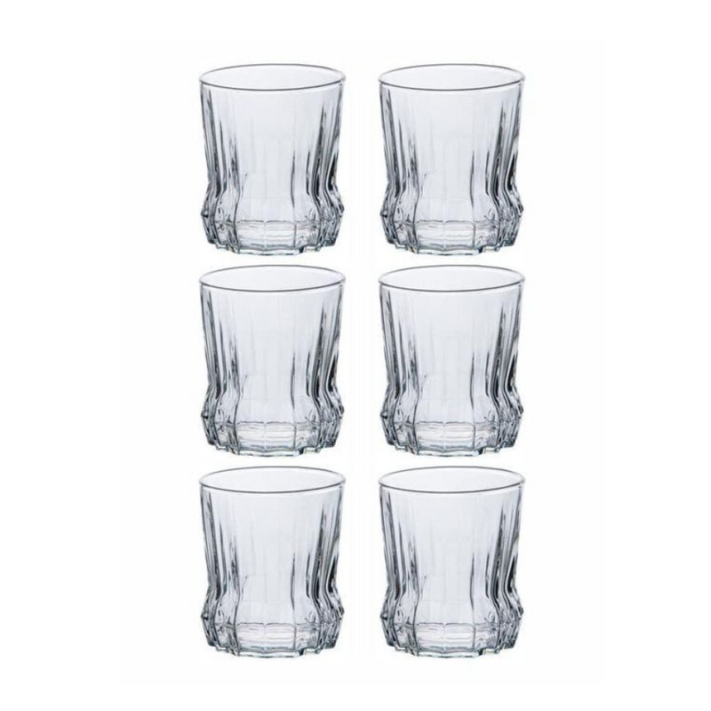 Pasabahce Gaia Tumbler Glass Set Of 6 – Elegant Transparent Design With 270ml Capacity For Everyday Use