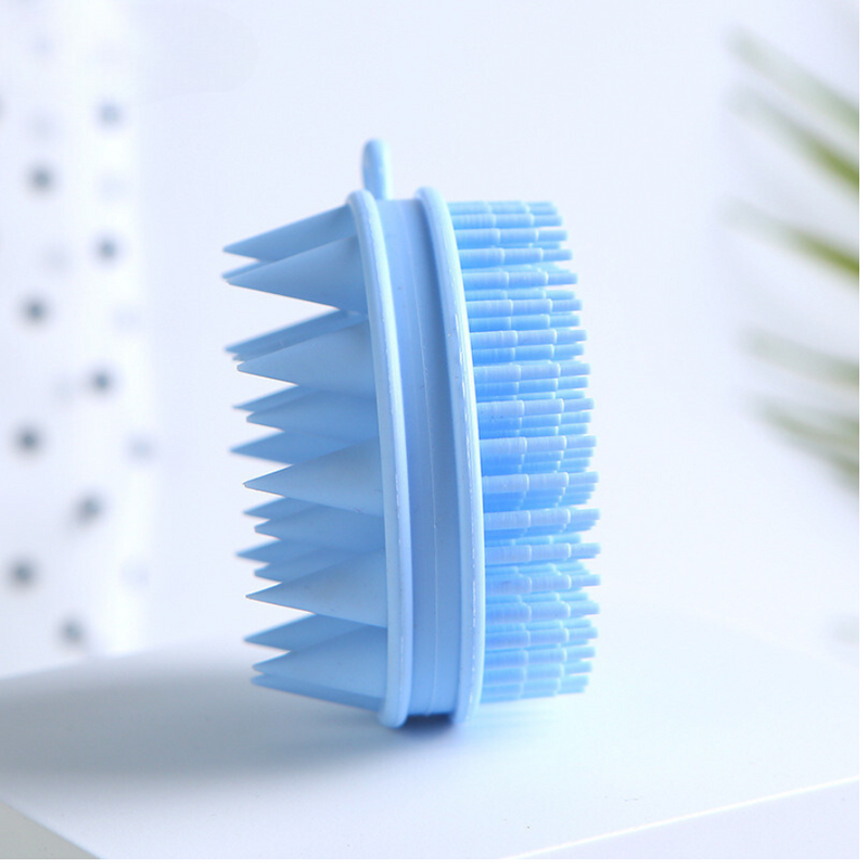 Silicone Scalp Massager & Shampoo Brush - Gentle Exfoliating Hair Care Tool For Men And Women