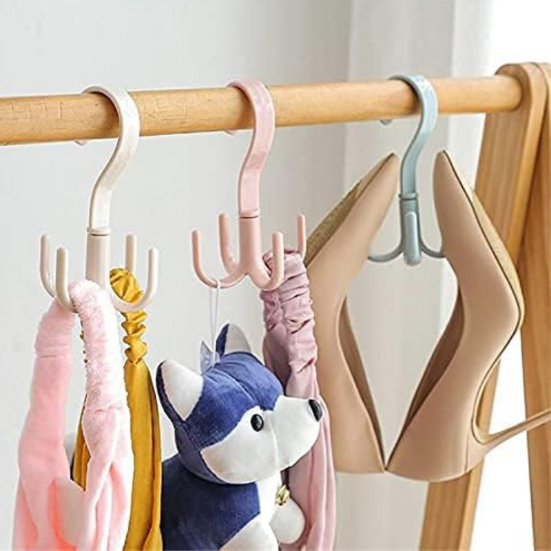 360-Degree Rotating Hook Hanger For Multipurpose Use – Durable And Space-Saving