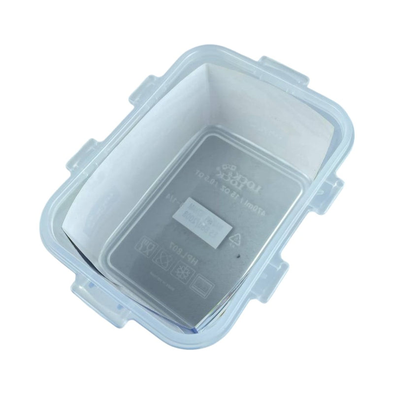 Look & Lock Airtight Stackable Food Storage Container, 470ml Capacity, BPA-Free And Leakproof